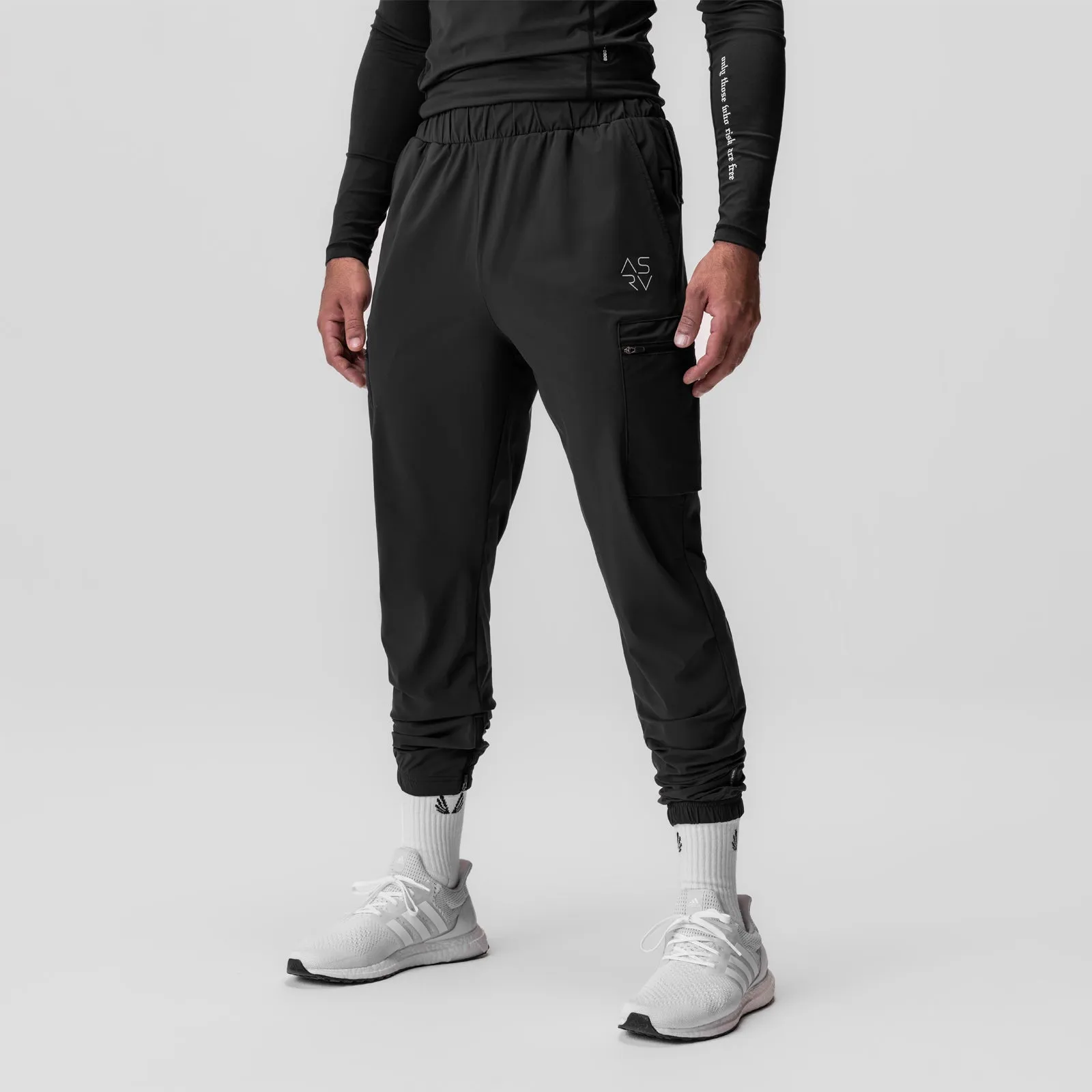 0656. Tetra-Lite® Standard Zip Jogger - Black "Cyber"