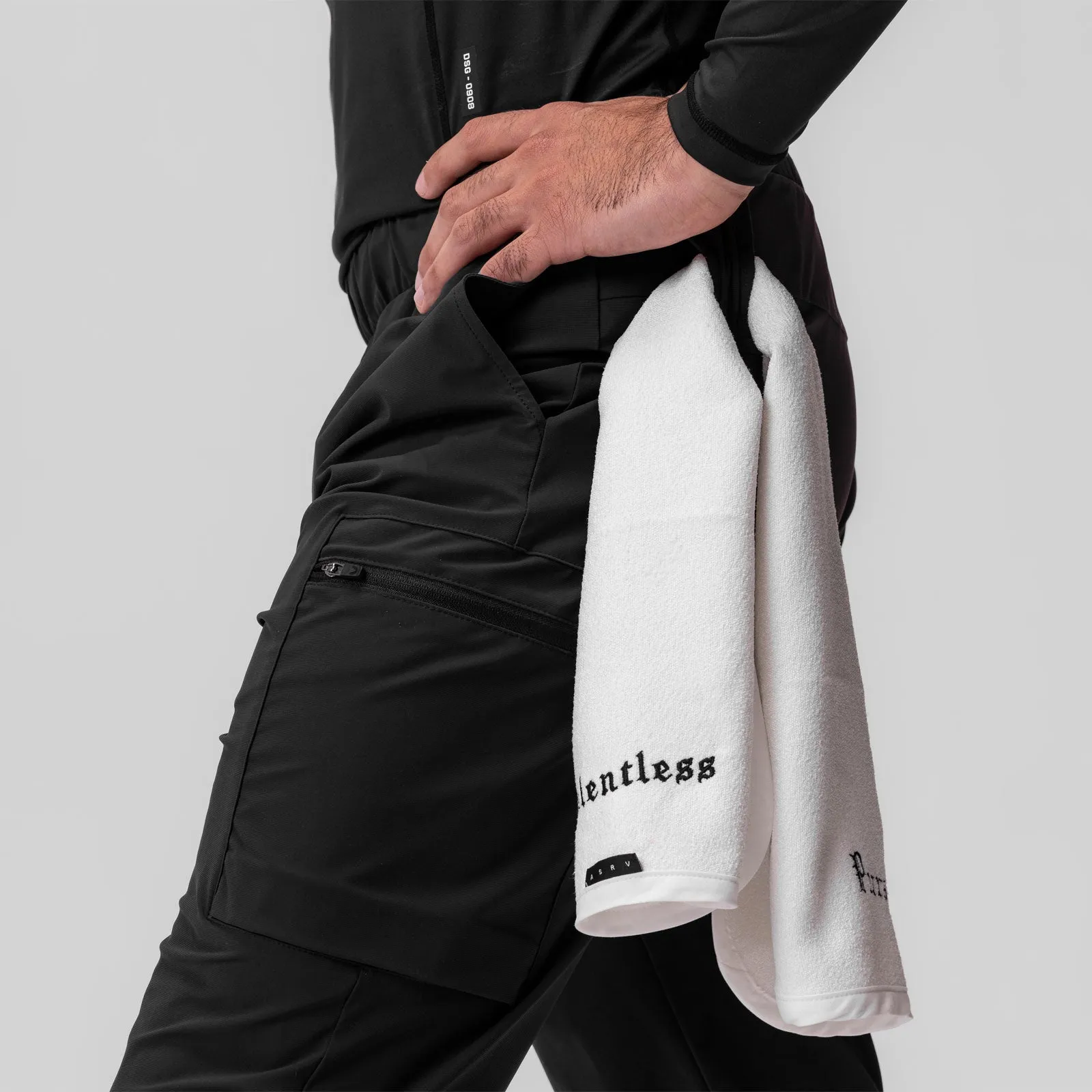 0656. Tetra-Lite® Standard Zip Jogger - Black "White Wings"