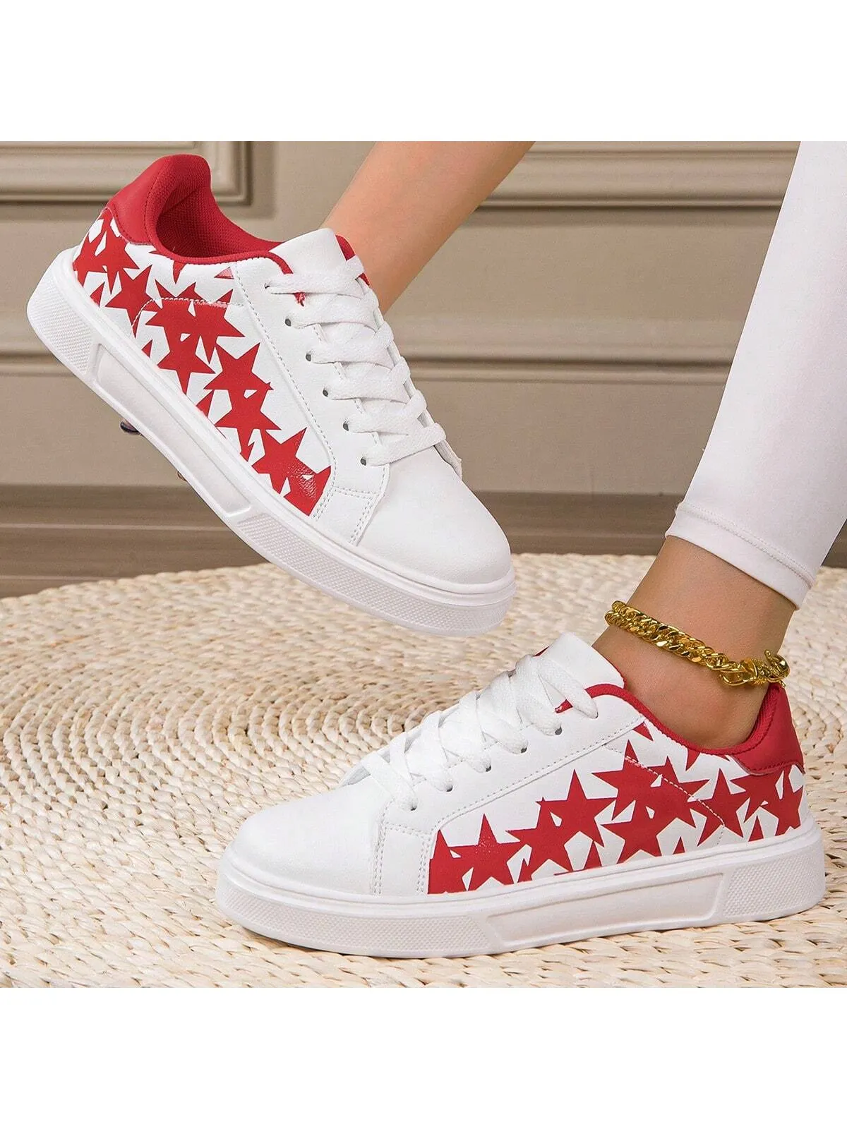 2024 Spring White Sneakers: Versatile & Trendy Sports Casual Shoes