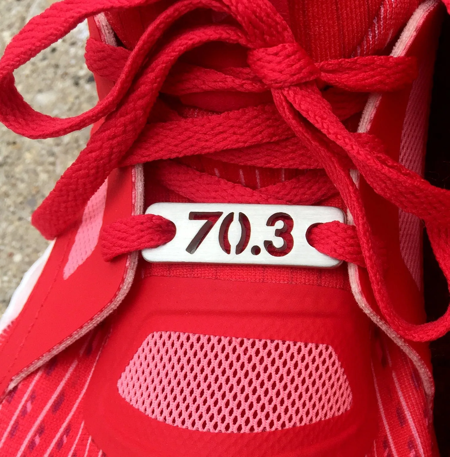 70.3 Half Iron Distance Triathlon Shoe Tag