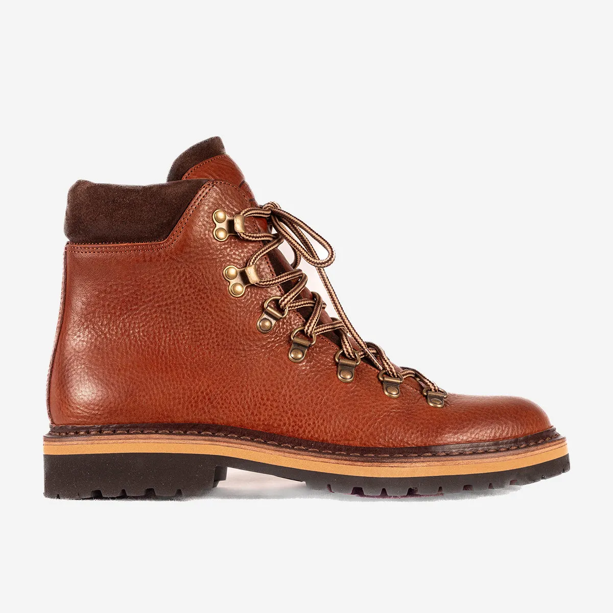 A300 Explorer Leather Hiking Boots - Pebbled Brown