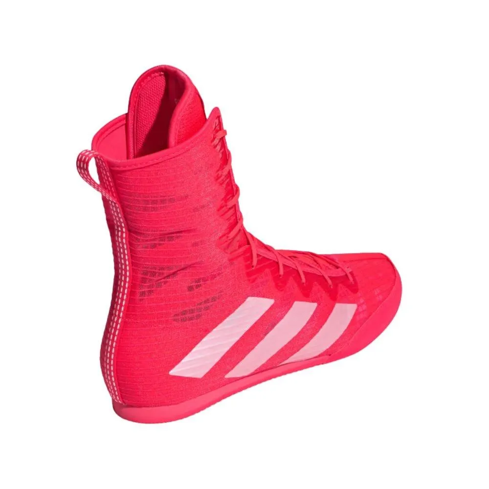 Adidas Box Hog 4 Boxing Boots - Lucid Red