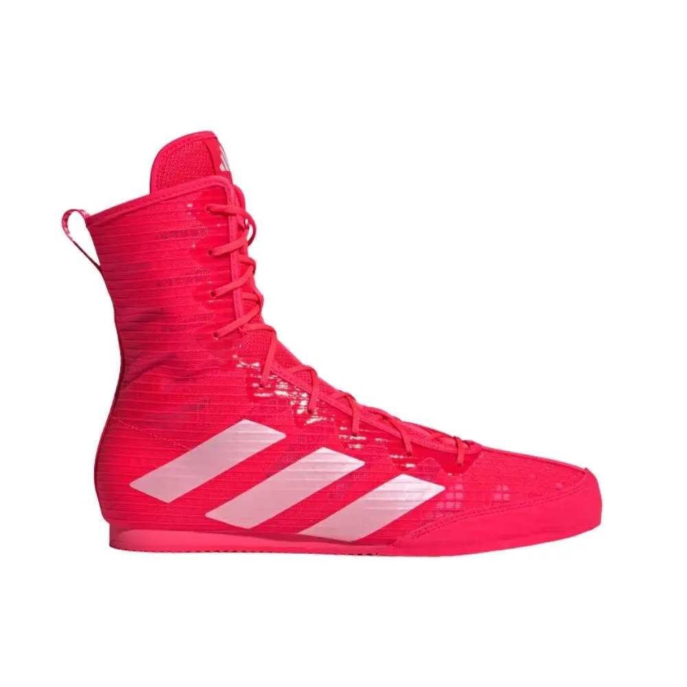 Adidas Box Hog 4 Boxing Boots - Lucid Red