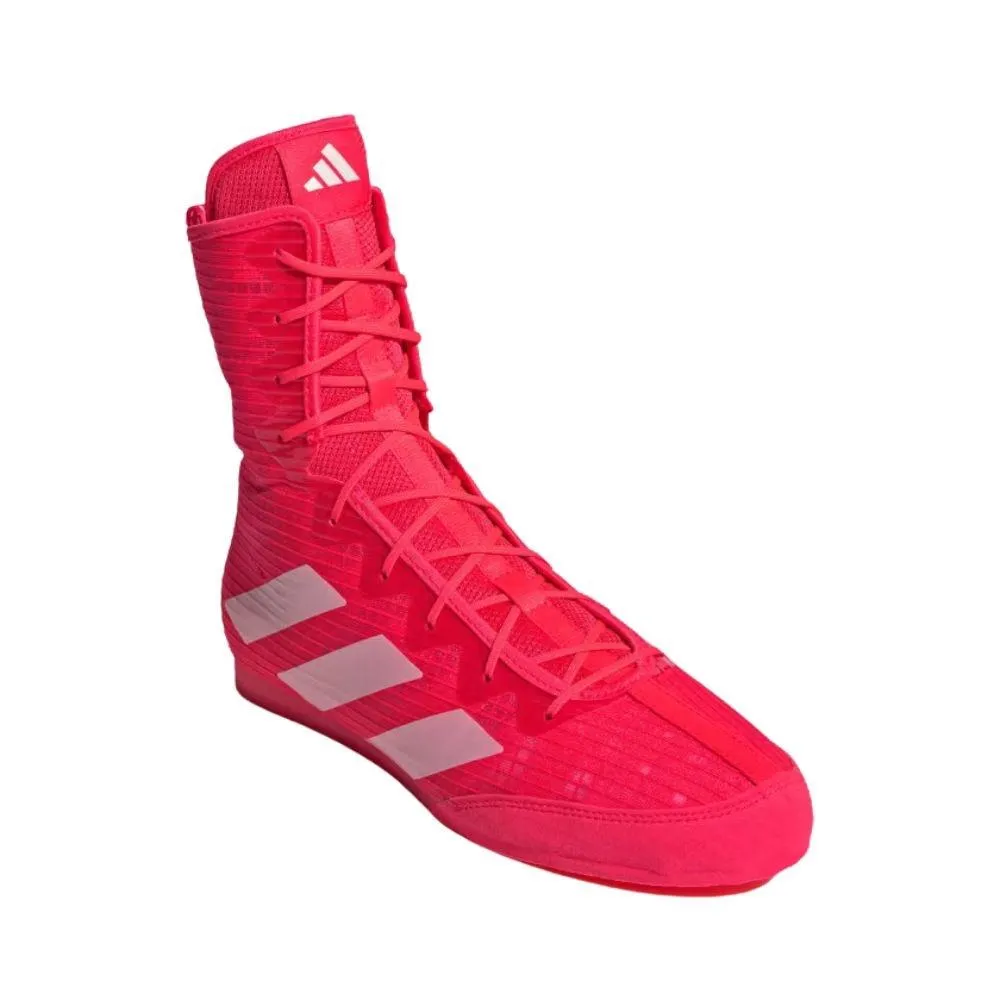 Adidas Box Hog 4 Boxing Boots - Lucid Red