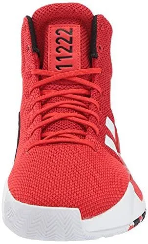 adidas Men's Pro Bounce Madness 2019, Active red/White/Black, 10.5 M US