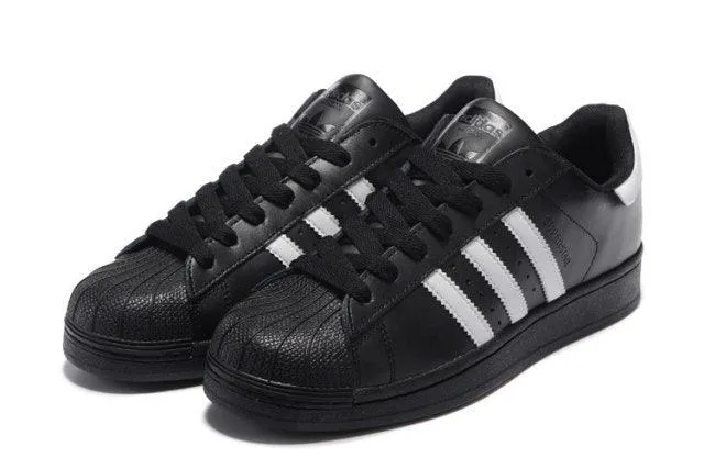 Adidas Originals Superstar Classic Foundation Casual Sneakers Black White