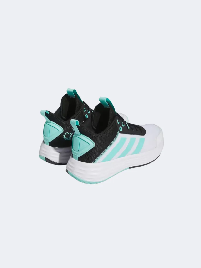 Adidas Own The Game 2.0 Men Basketball Shoes White/ Aqua/Black