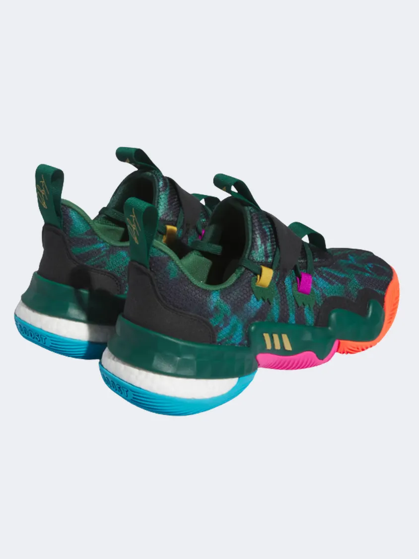 Adidas Trae Young 1 Men Basketball Shoes Dark Green/Black