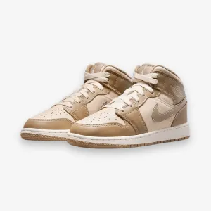 Air Jordan 1 Mid BG Legend LT Brown Khaki Phantom HF4781-203