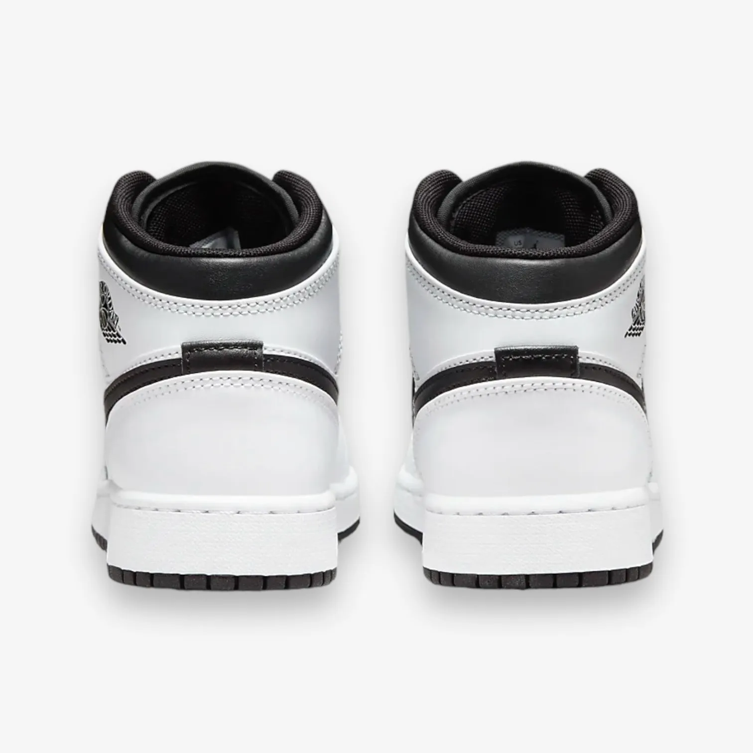 AIR JORDAN 1 MID WHITE/BLACK-WHITE-BLACK GS DQ8423-132