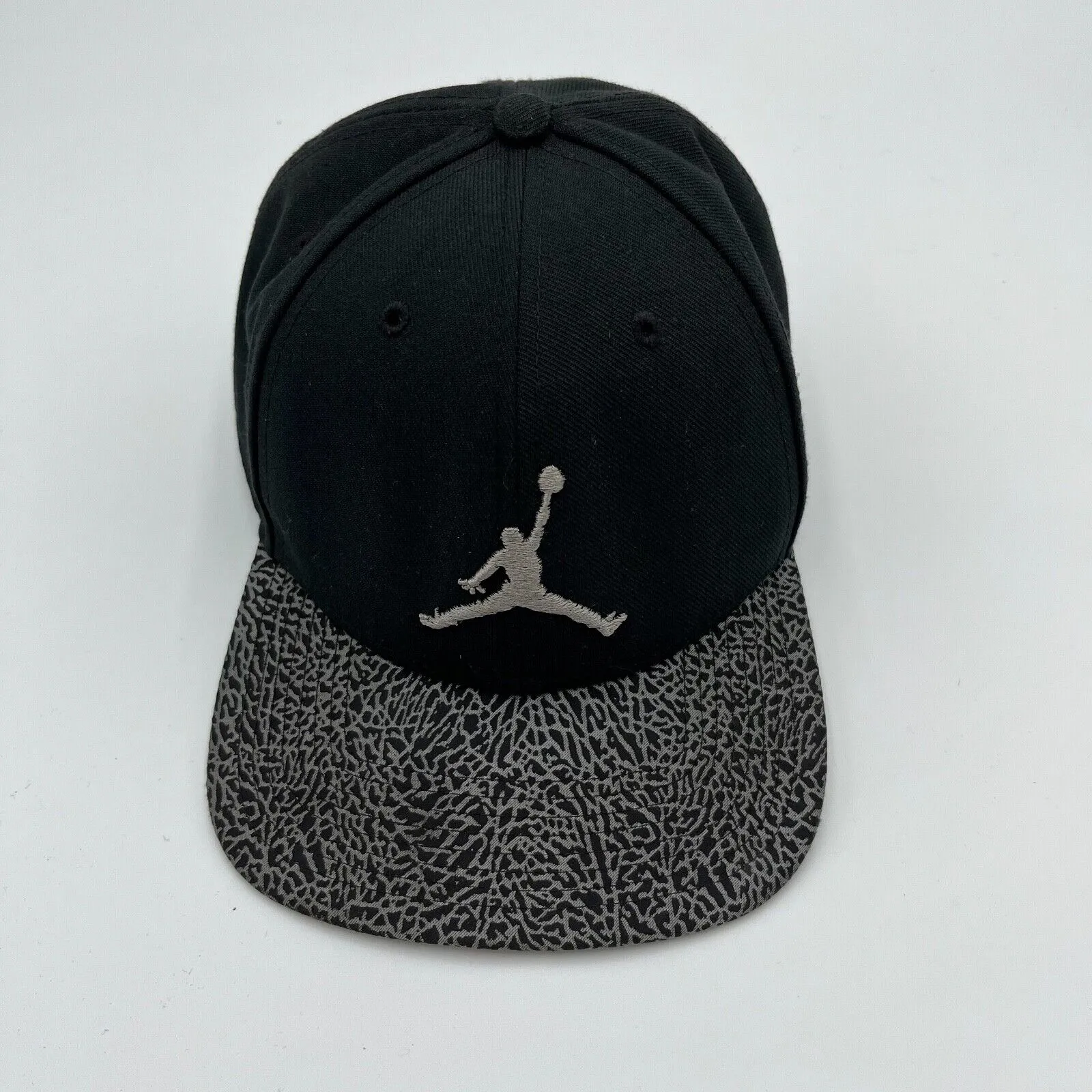 Air Jordan Black Jumpman Cotton Boys Hat Basketball Youth Adjustable Snapback