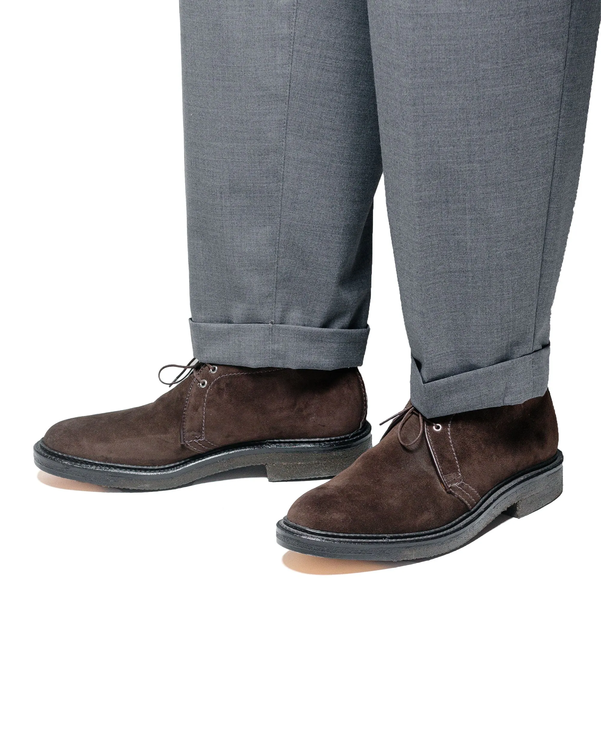 Alden Chukka Dark Chocolate Suede with Crepe Sole G1701