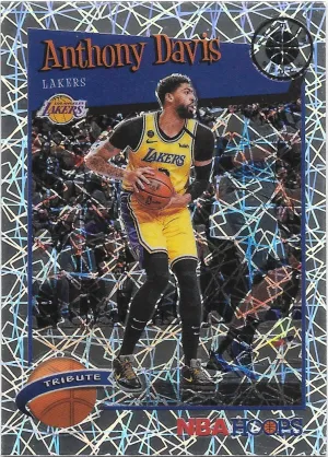 Anthony Davis, Tribute, Laser Prizm, 2019-20 Panini Hoops Premium Stock Basketball NBA