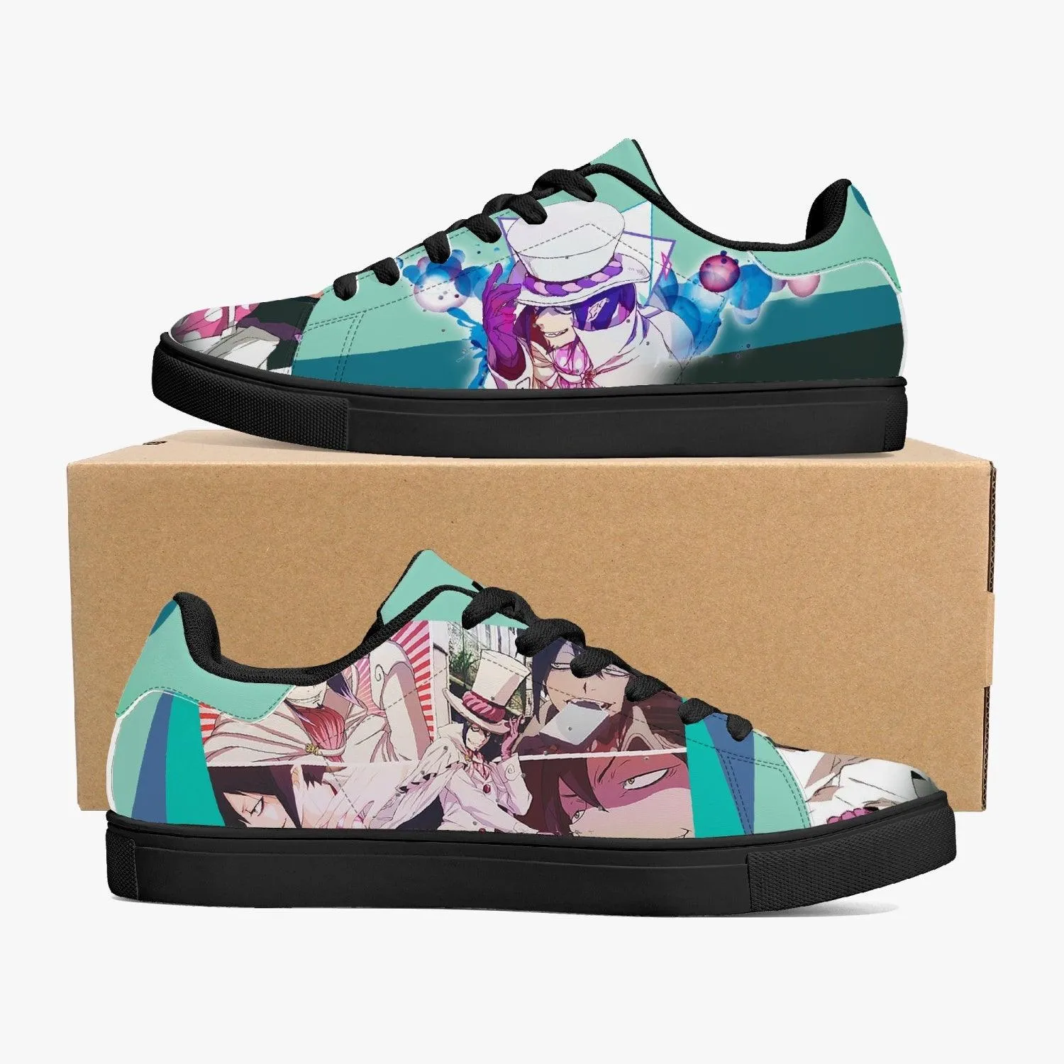 AO No Exorcist Mephisto Pheles Skate Anime Shoes