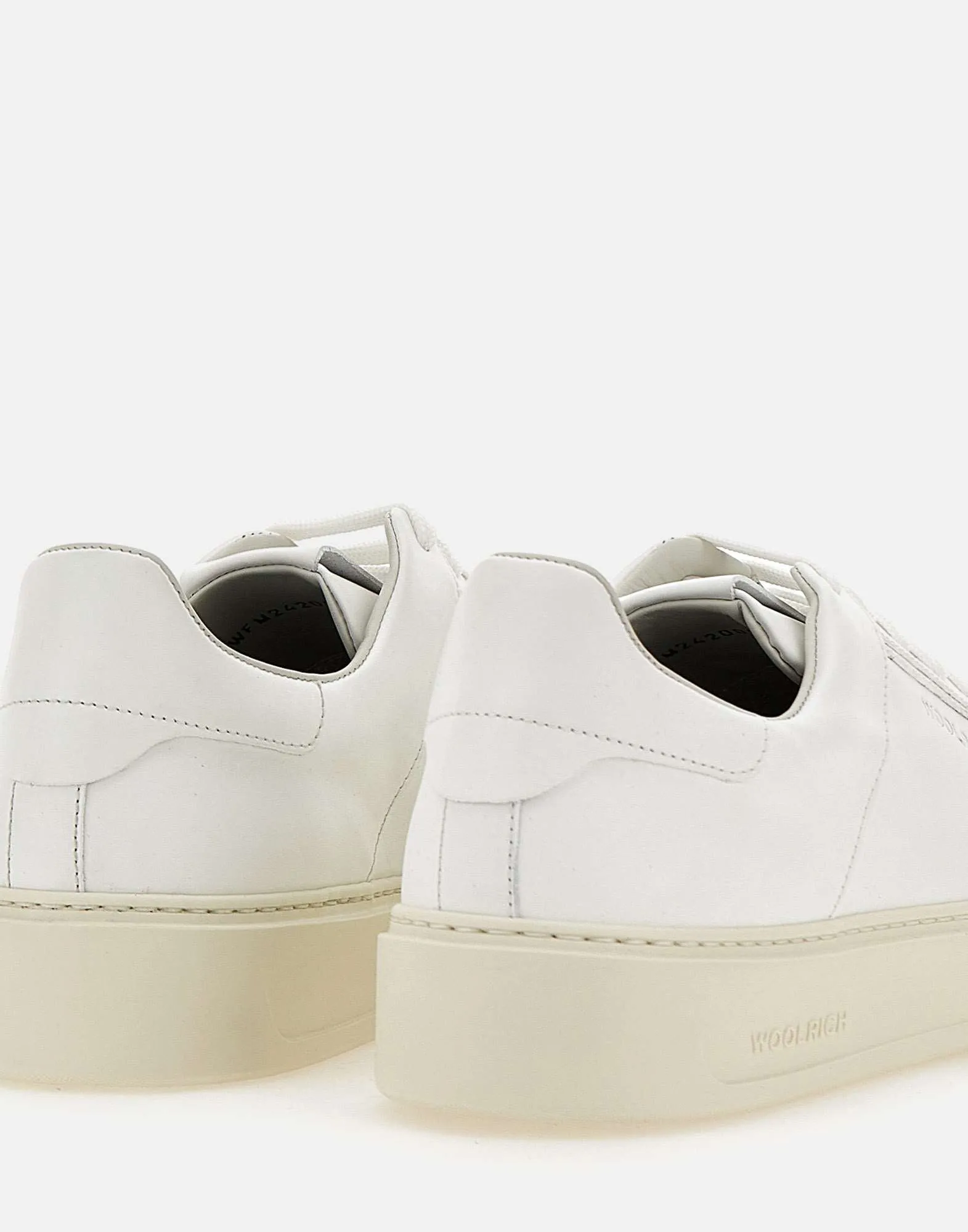 Arrow Smooth Leather Sneakers in White