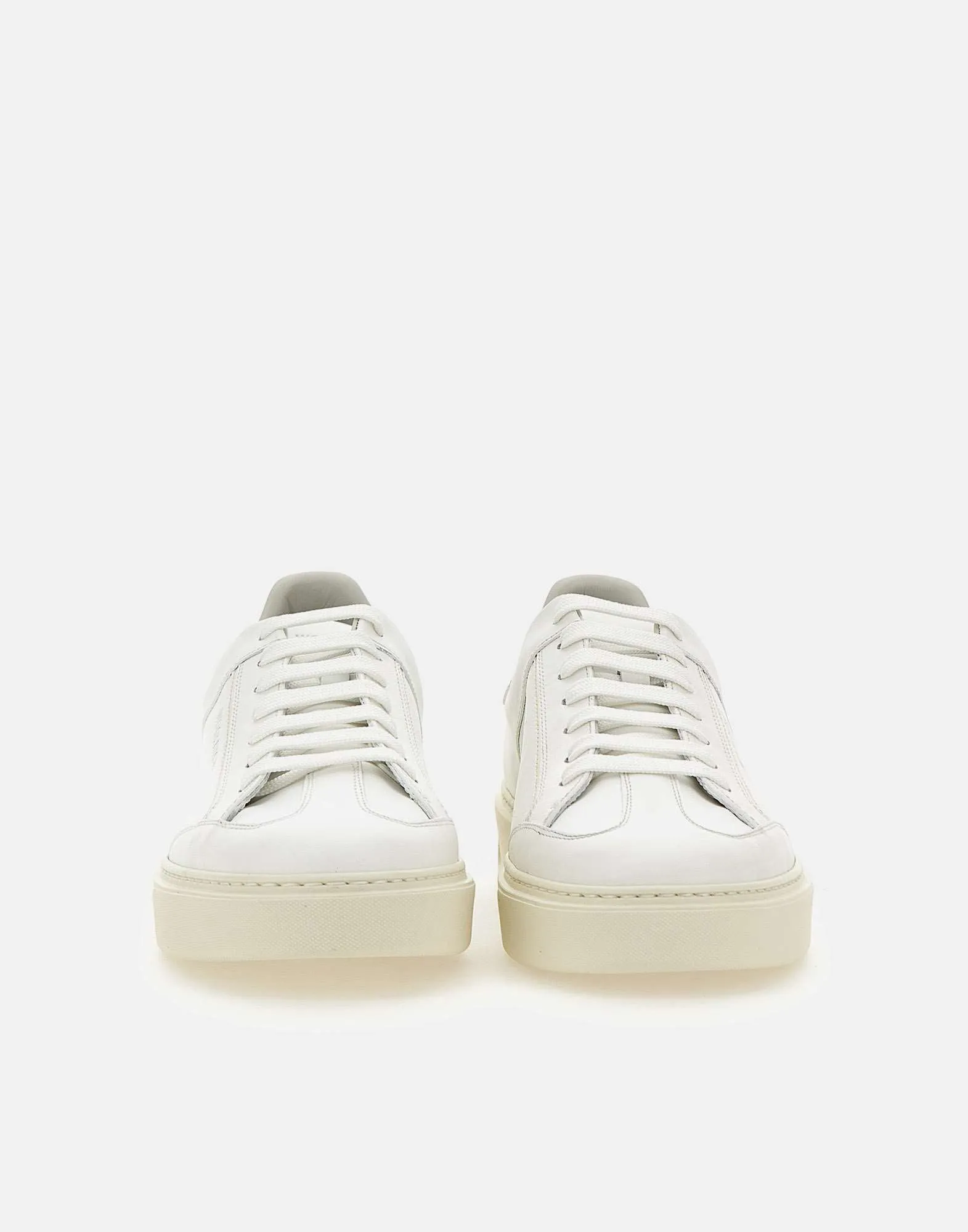 Arrow Smooth Leather Sneakers in White