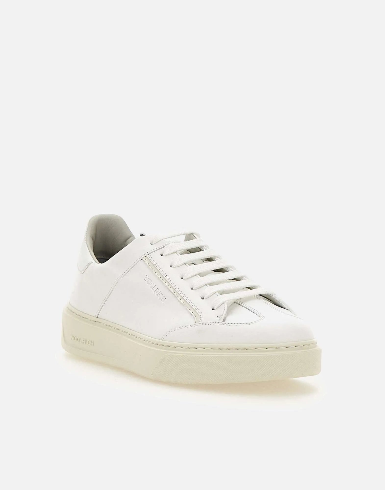 Arrow Smooth Leather Sneakers in White