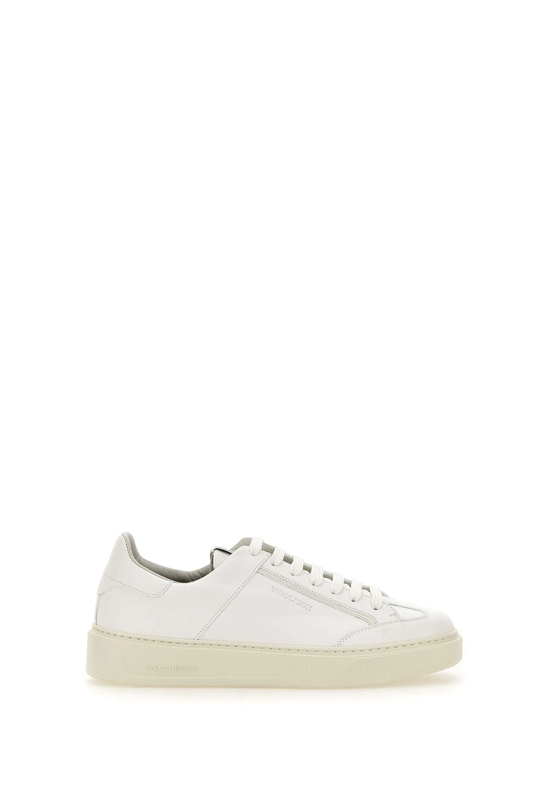 Arrow Smooth Leather Sneakers in White