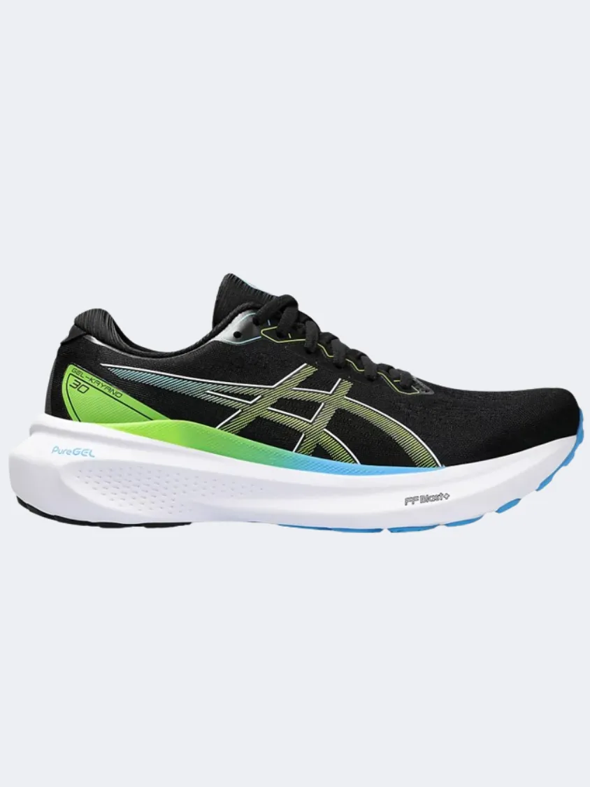 Asics Kayano 30 Men Running Shoes Black/Electric Lime