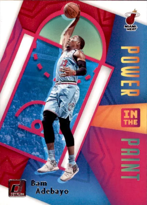 Bam Adebayo, Power in the Key, 2020-21 Panini Donruss Basketball NBA