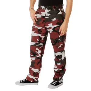 BDU Pants | Tactical Pants For Men | Red Camouflage