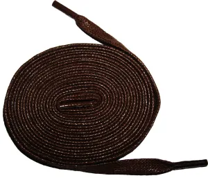 [Bitter Chocolate] - Flat Waxed Cotton Shoelaces