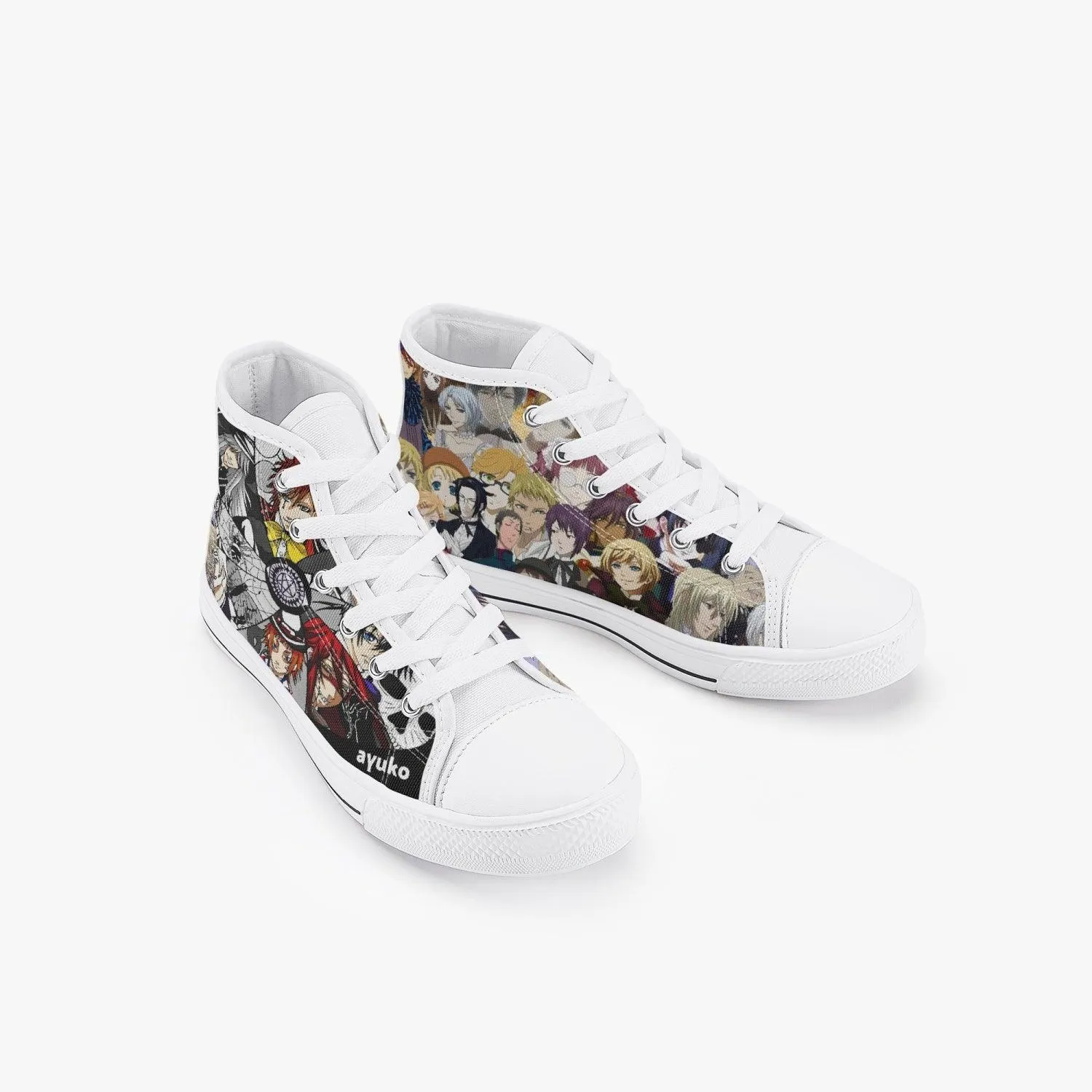 Black Butler Bardroy Kids A-Star High Anime Shoes