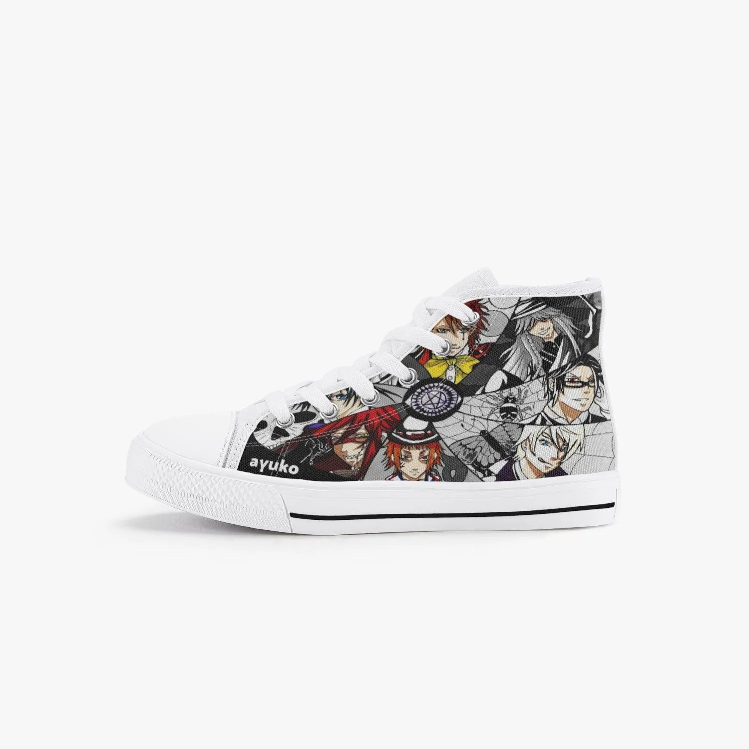 Black Butler Bardroy Kids A-Star High Anime Shoes