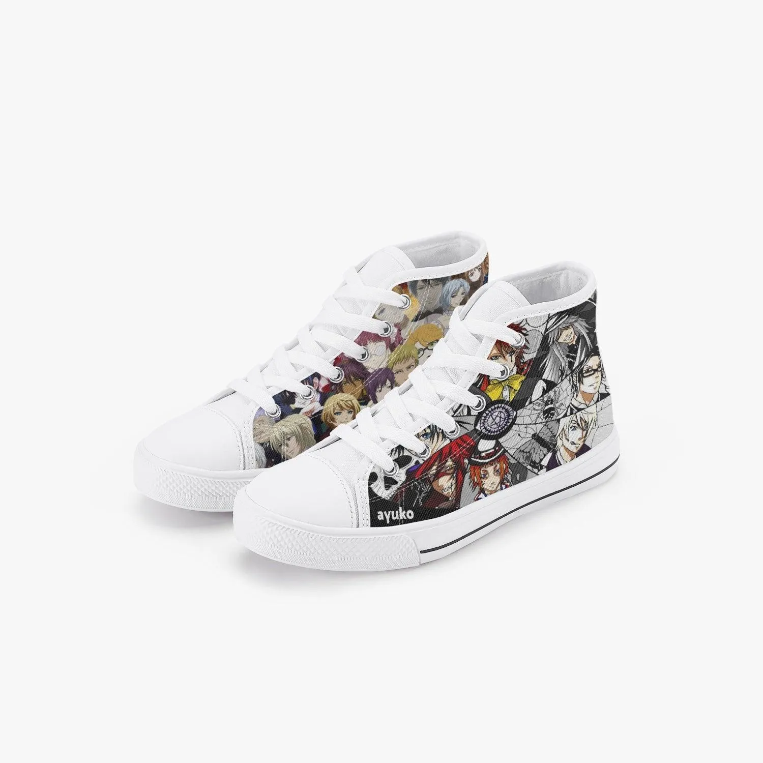 Black Butler Bardroy Kids A-Star High Anime Shoes