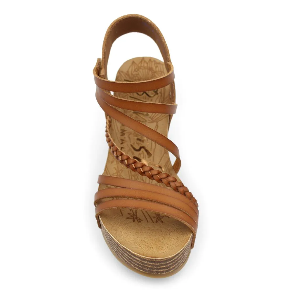 'Blowfish Malibu' Heidi Wedge Sandal - Scotch