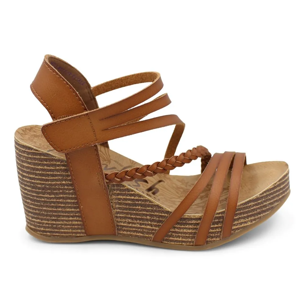 'Blowfish Malibu' Heidi Wedge Sandal - Scotch