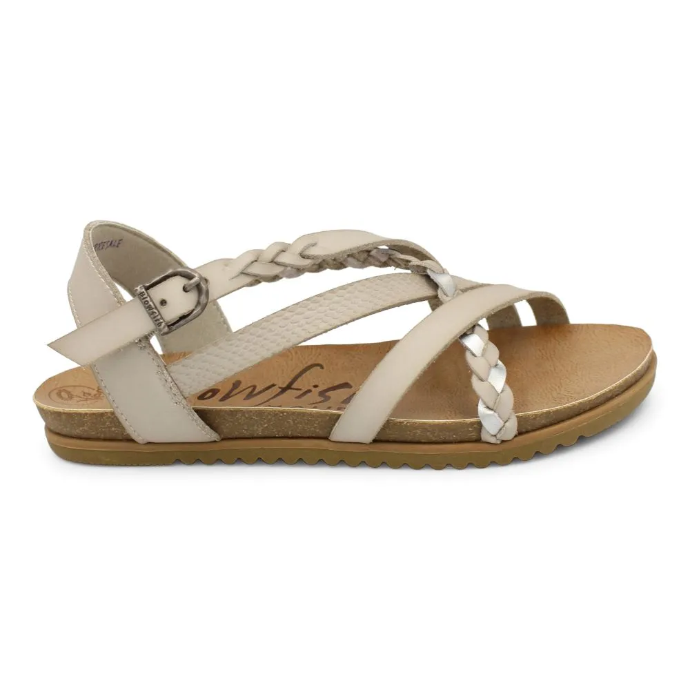 'Blowfish Malibu' Women's Maddi Sandal - Zinc Amazon Rawhide