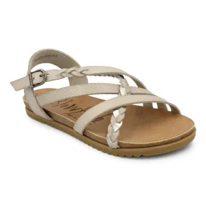 'Blowfish Malibu' Women's Maddi Sandal - Zinc Amazon Rawhide