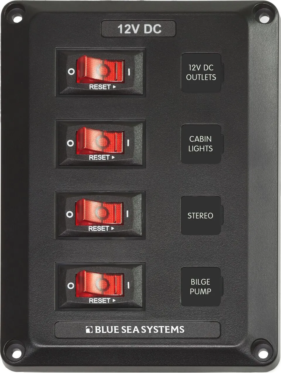 Blue Sea Below Deck Circuit Breaker Panels