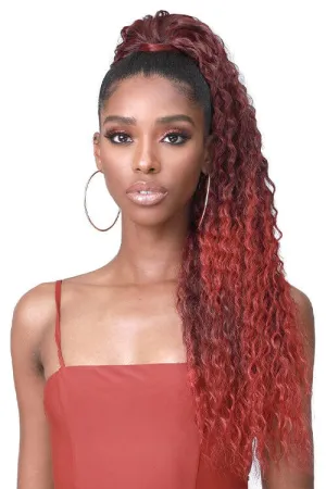 Bobbi Boss Miss Origin Designer Mix Tress Up Brazilian Wave 28″ Ponytail MOD026