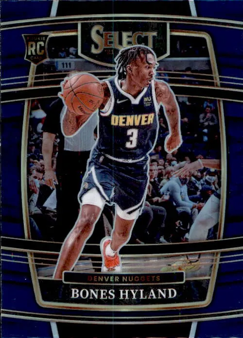 Bones Hyland, RC, Concourse Prizm, 2021-22 Panini Select Basketball NBA