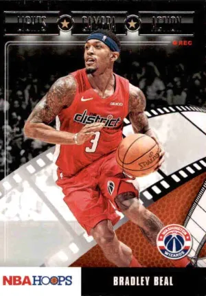 Bradley Beal, Lights Camera Action, 2019-20 Panini Hoops Basketball NBA