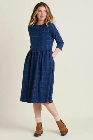 Brakeburn 10 Blue Upton Midi Dress