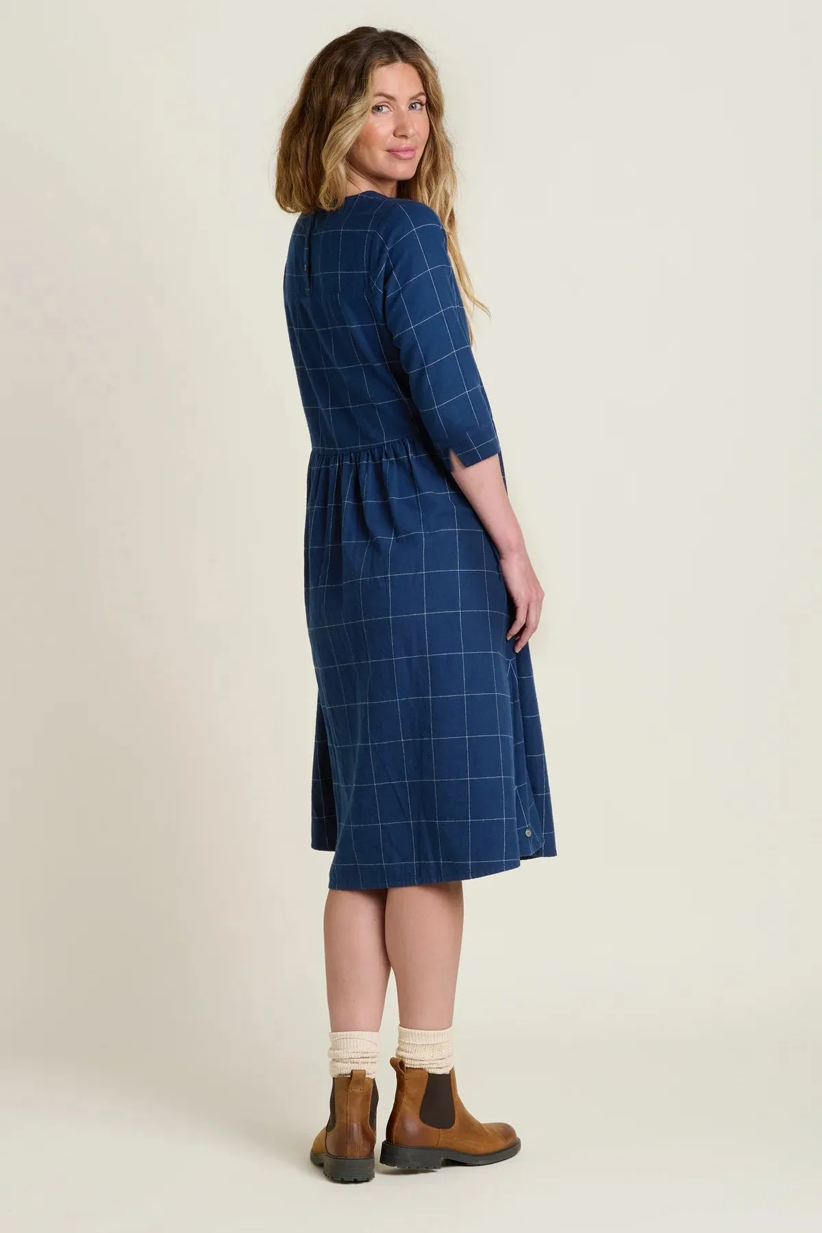 Brakeburn 10 Blue Upton Midi Dress