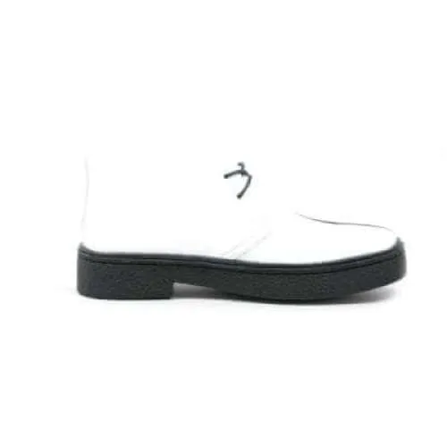 British Walkers Playboy Men's White and Navy Blue Suede