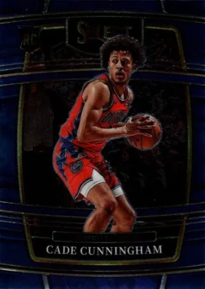 Cade Cunningham, RC, Concourse, 2021-22 Panini Select Basketball NBA