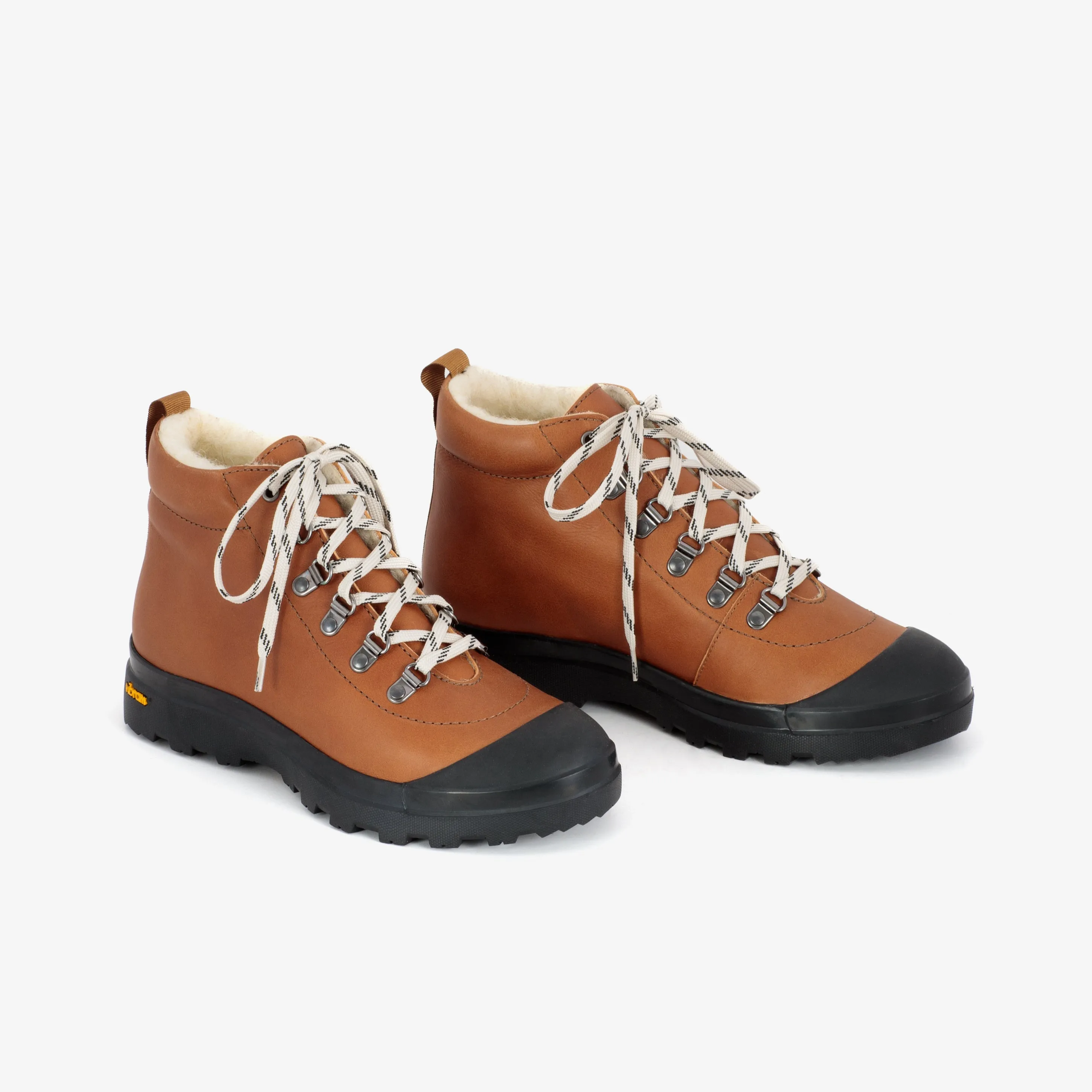 Catskill Vibram Boot Cognac Merino