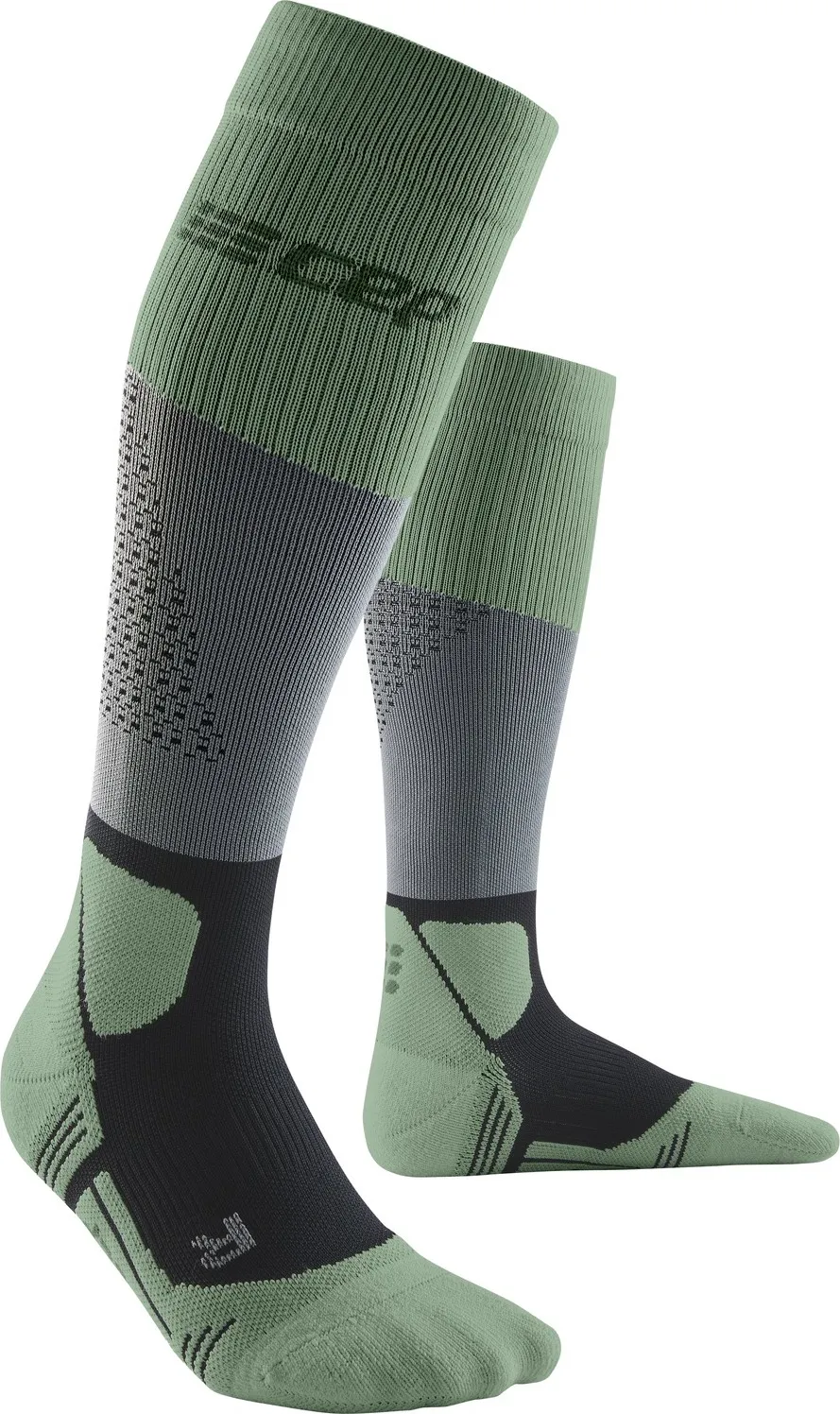 CEP Men&#x27;s Cep Max Cushion Socks Hiking Tall Grey/Mint | Buy CEP Men&#x27;s Cep Max Cushion Socks Hiking Tall Grey/Mint here | Outnorth