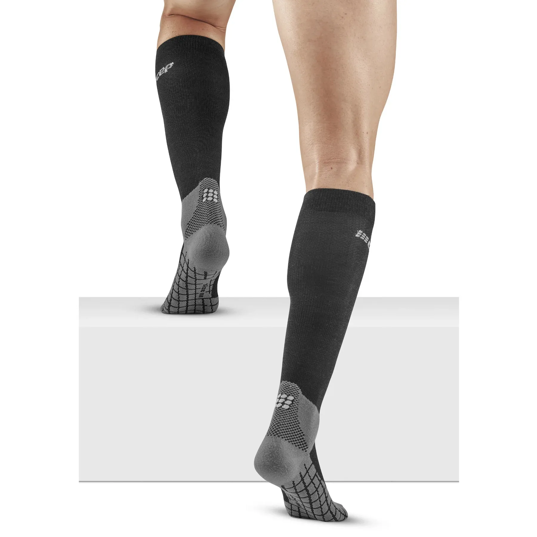 CEP Men&#x27;s Hiking Light Merino Tall Compression Socks Black | Buy CEP Men&#x27;s Hiking Light Merino Tall Compression Socks Black here | Outnorth