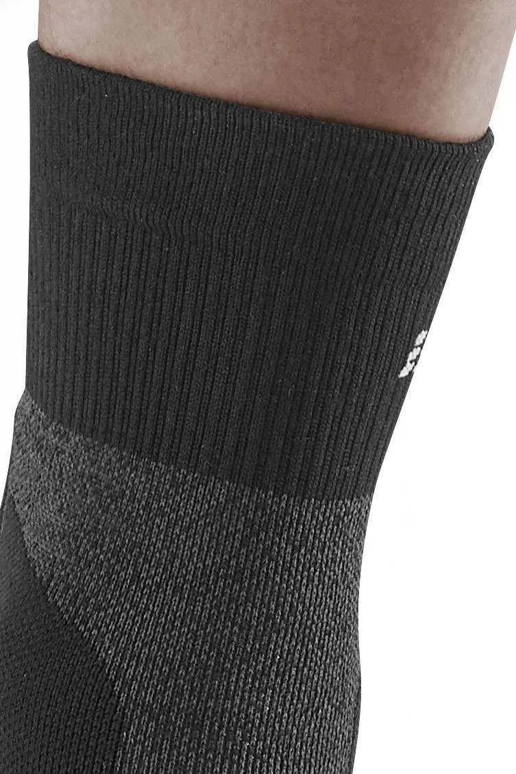 CEP Men's Hiking Merino Mid-Cut Socks - Stone Grey/Grey