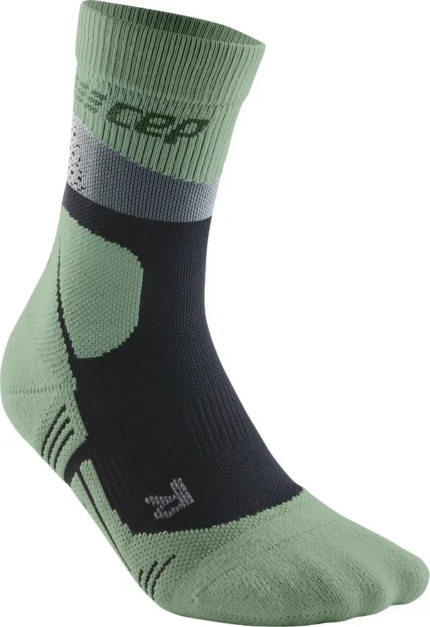 CEP Women&#x27;s Cep Max Cushion Socks Hiking Mid Cut Grey/Mint | Buy CEP Women&#x27;s Cep Max Cushion Socks Hiking Mid Cut Grey/Mint here | Outnorth