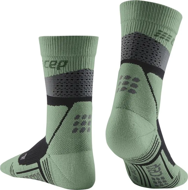 CEP Women&#x27;s Cep Max Cushion Socks Hiking Mid Cut Grey/Mint | Buy CEP Women&#x27;s Cep Max Cushion Socks Hiking Mid Cut Grey/Mint here | Outnorth