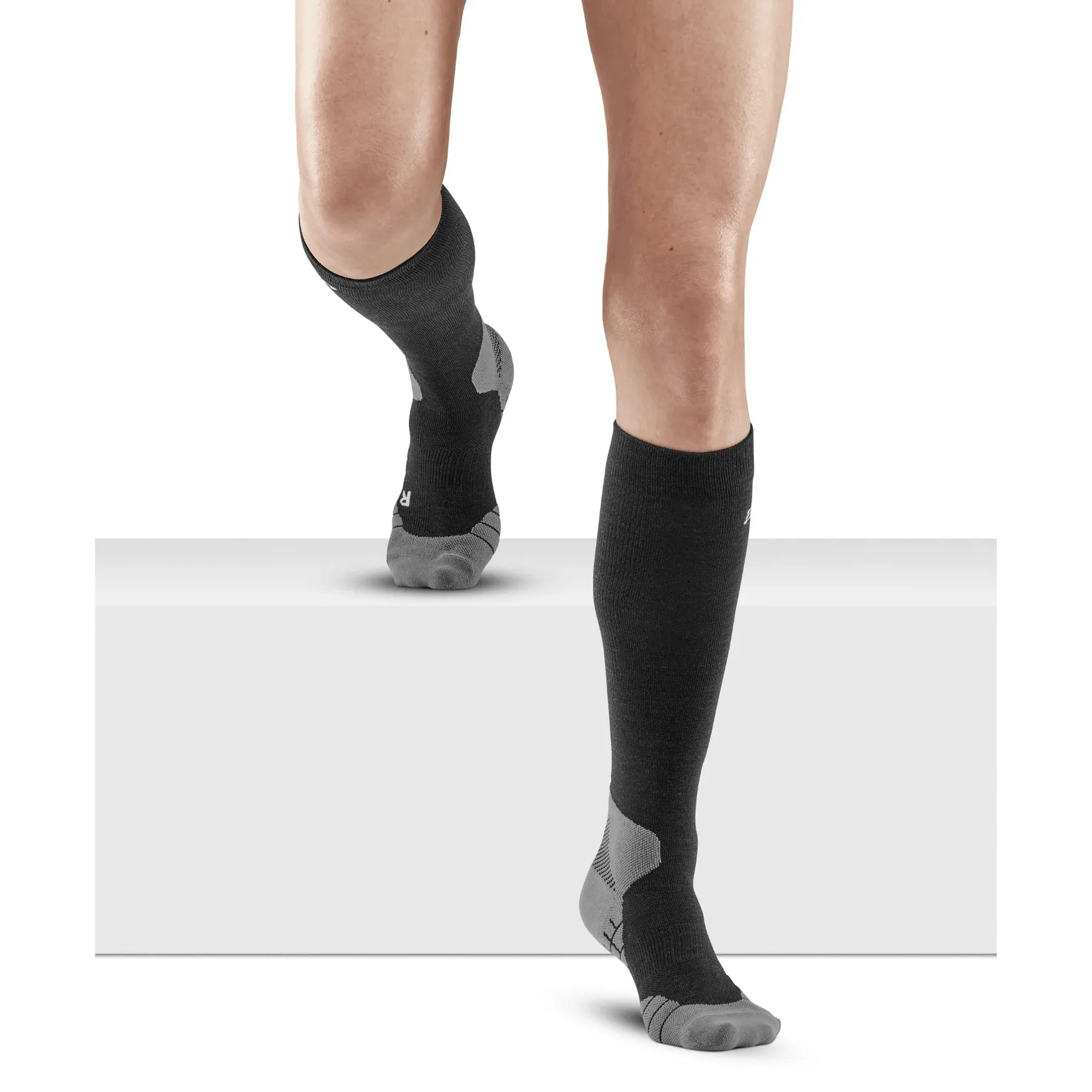 CEP Women&#x27;s Hiking Light Merino Tall Compression Socks Black | Buy CEP Women&#x27;s Hiking Light Merino Tall Compression Socks Black here | Outnorth