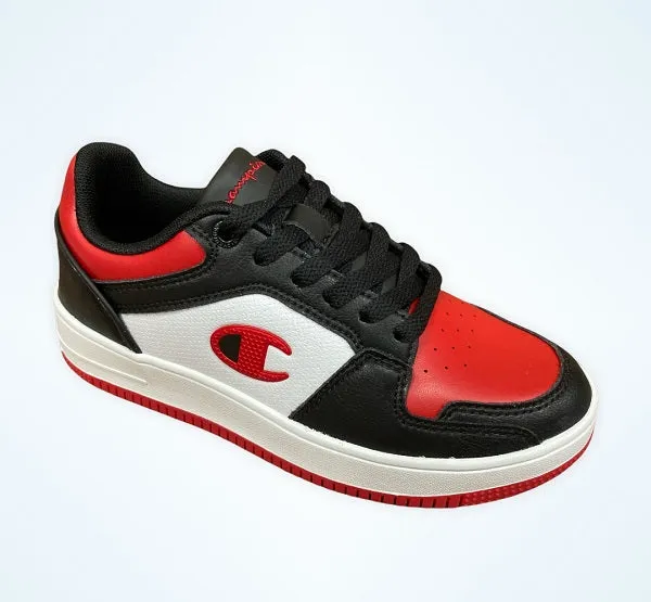 Champion scarpa sneakers da ragazzo Rebound 2.0 Low S32260-CHA-RED nero bianco rosso