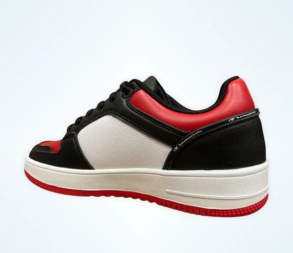 Champion scarpa sneakers da ragazzo Rebound 2.0 Low S32260-CHA-RED nero bianco rosso